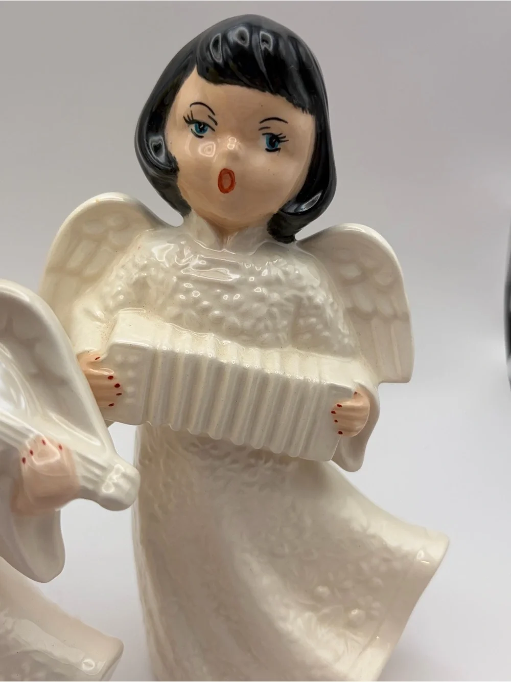 Vintage Ceramic Musical Angel Trio 8
